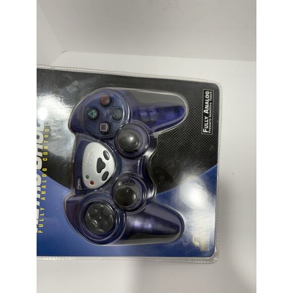 Pelican Retro Shock 2 Playstation 2 PS2 Purple Controller GameStop Brand New - Picture 3 of 5